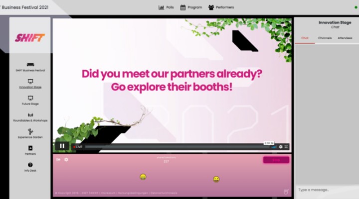 Organizing Hybrid Event – Shift Business Festival